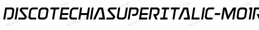 DiscotechiaSuperItalic-Mo1r字体转换