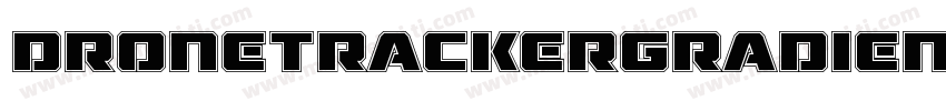 DroneTrackerGradientItalic-Y7Ka字体转换
