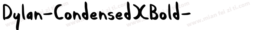 Dylan-CondensedXBold字体转换