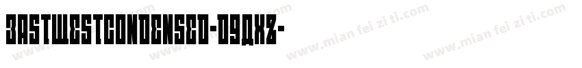 EastWestCondensed-d9AxZ字体转换