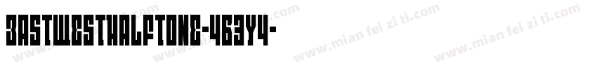 EastWestHalftone-4B3y4字体转换