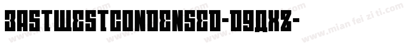 EastWestCondensed-d9AxZ字体转换
