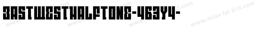 EastWestHalftone-4B3y4字体转换