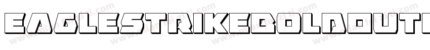 EagleStrikeBoldOutline-nB4O字体转换