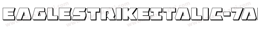 EagleStrikeItalic-7aK4字体转换