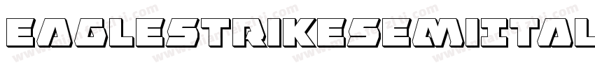 EagleStrikeSemiItalic-gVME字体转换