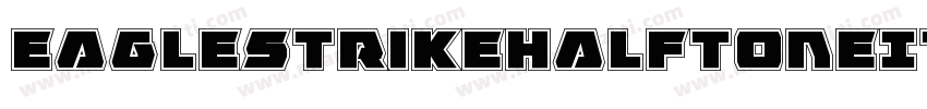 EagleStrikeHalftoneItalic-w7W6字体转换