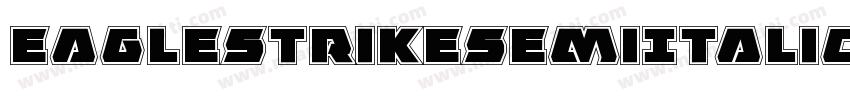 EagleStrikeSemiItalic-gVME字体转换