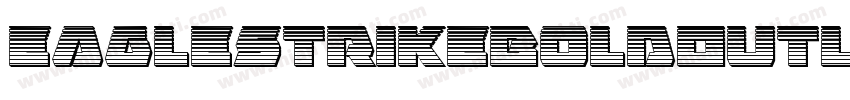 EagleStrikeBoldOutline-nB4O字体转换