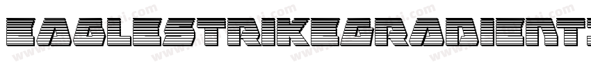 EagleStrikeGradientItalic-2oBo字体转换