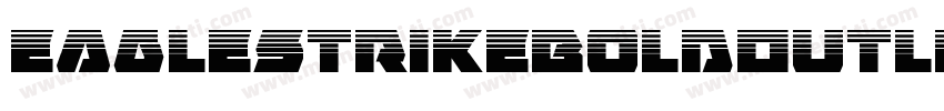 EagleStrikeBoldOutline-nB4O字体转换