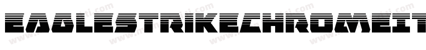 EagleStrikeChromeItalic-BJOw字体转换