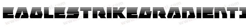 EagleStrikeGradientItalic-2oBo字体转换