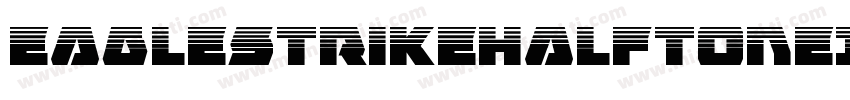 EagleStrikeHalftoneItalic-w7W6字体转换