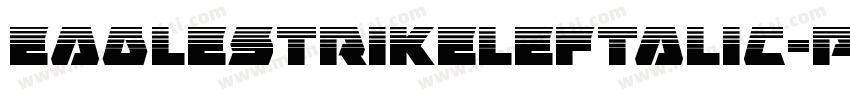 EagleStrikeLeftalic-PwA7字体转换