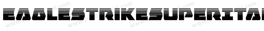 EagleStrikeSuperItalic-o8Px字体转换