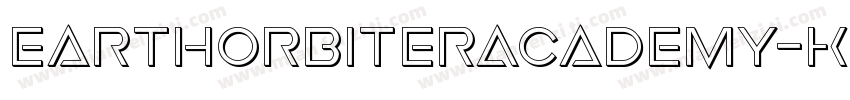 EarthOrbiterAcademy-KmgX字体转换