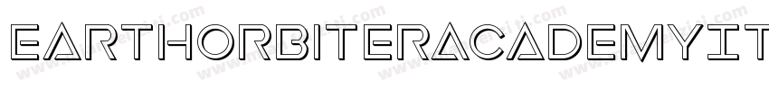EarthOrbiterAcademyItalic-2aJo字体转换