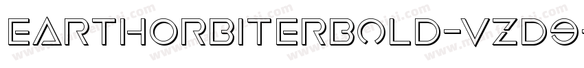 EarthOrbiterBold-vzD9字体转换