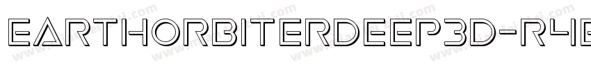 EarthOrbiterDeep3D-R4EV字体转换