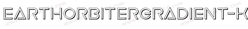 EarthOrbiterGradient-Km9W字体转换