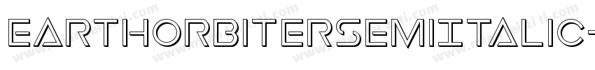 EarthOrbiterSemiItalic-4OzY字体转换