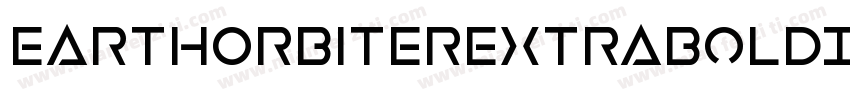 EarthOrbiterExtraBoldItalic-EMdg字体转换