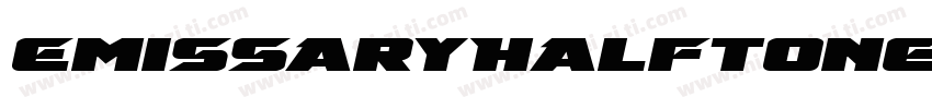 EmissaryHalftone-9DvZ字体转换