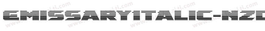 EmissaryItalic-nzdR字体转换