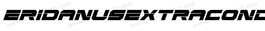 EridanusExtraCondensed-RmXW字体转换