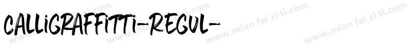 Calligraffitti-Regul字体转换