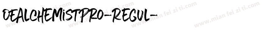 OEAlchemistPro-Regul字体转换