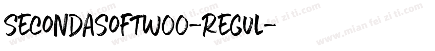 SecondaSoftW00-Regul字体转换