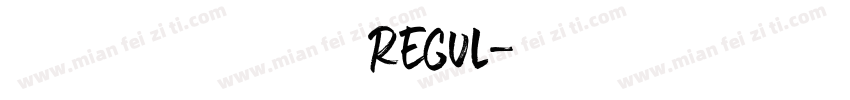 黄引齐古书宋Regul字体转换