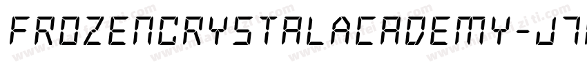 FrozenCrystalAcademy-J787字体转换