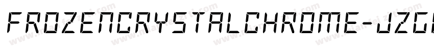 FrozenCrystalChrome-jzGl字体转换