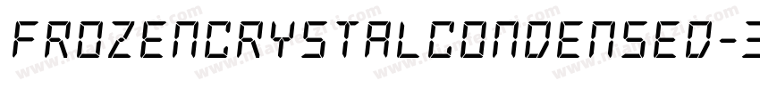 FrozenCrystalCondensed-3EWG字体转换