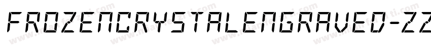 FrozenCrystalEngraved-zzva字体转换