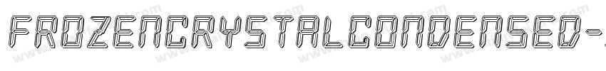 FrozenCrystalCondensed-3EWG字体转换
