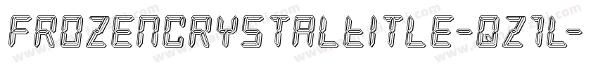 FrozenCrystalTitle-qz1l字体转换