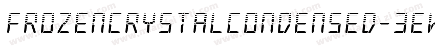 FrozenCrystalCondensed-3EWG字体转换