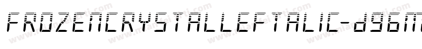 FrozenCrystalLeftalic-D96m字体转换