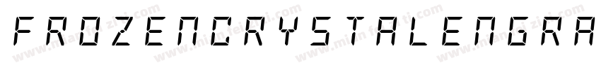 FrozenCrystalEngraved-zzva字体转换