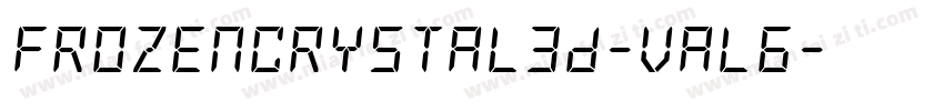 FrozenCrystal3D-VaL6字体转换