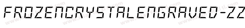 FrozenCrystalEngraved-zzva字体转换