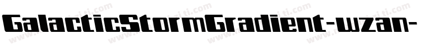 GalacticStormGradient-wzan字体转换