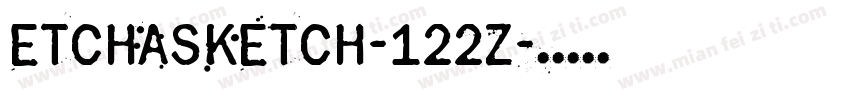 Etchasketch-122Z字体转换
