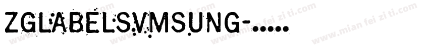 ZGlabelsvmsung字体转换