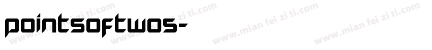 PointSoftW05字体转换