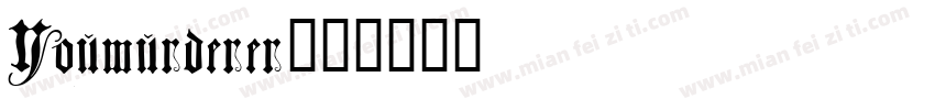 Youmurderer字体转换